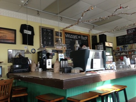 Inside the lovely BREW on Broadway