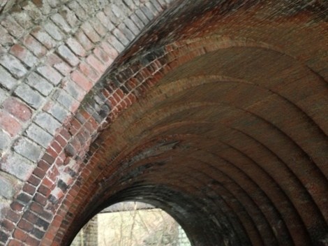 The Seldom Seen Archway leading into the Beechview-Seldom Seen Greenway, formerly Shalerville