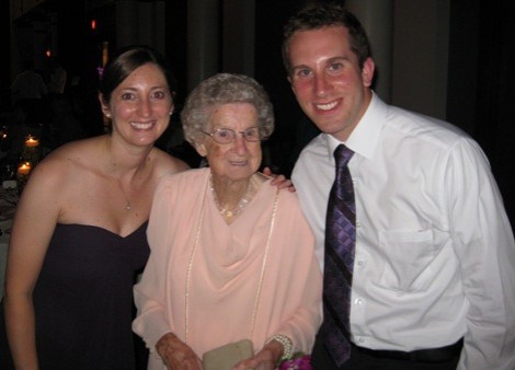 Celebrating Kim's sister's happy wedding day, 08/25/12